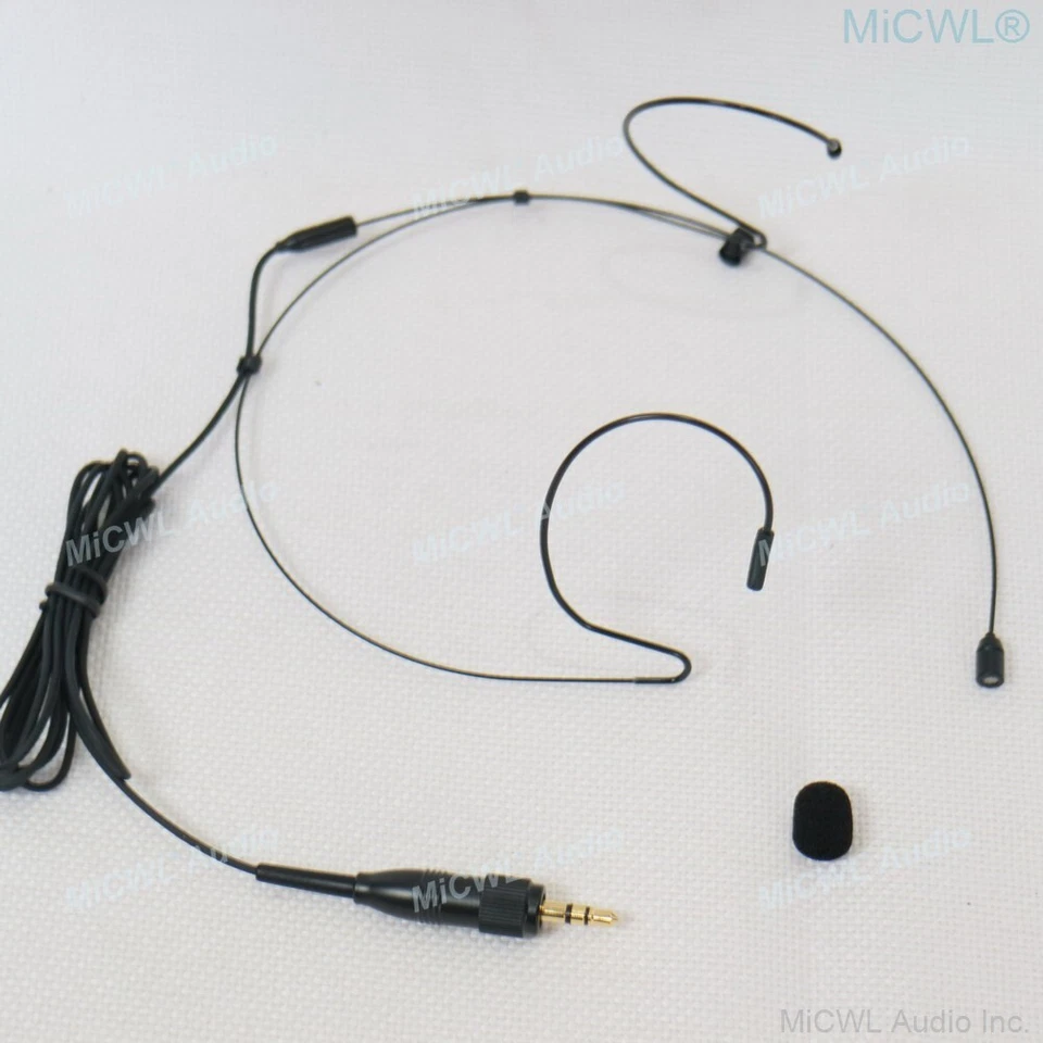 Noise Canceling Headset Microphone For Sony UWP UTX V1 D11 D21 B40 BeltPack Ears - Image 4 of 4