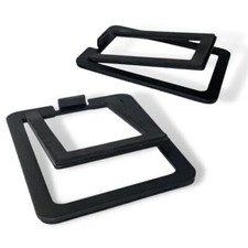 Ds1m Metal Speaker Stands Pair Tilted For Des...