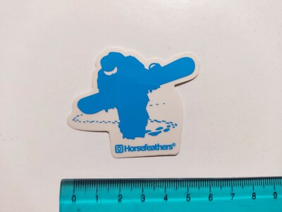 Aufkleber Horsefeathers Sticker Autocollant Aufkleber Vintage 80s Original