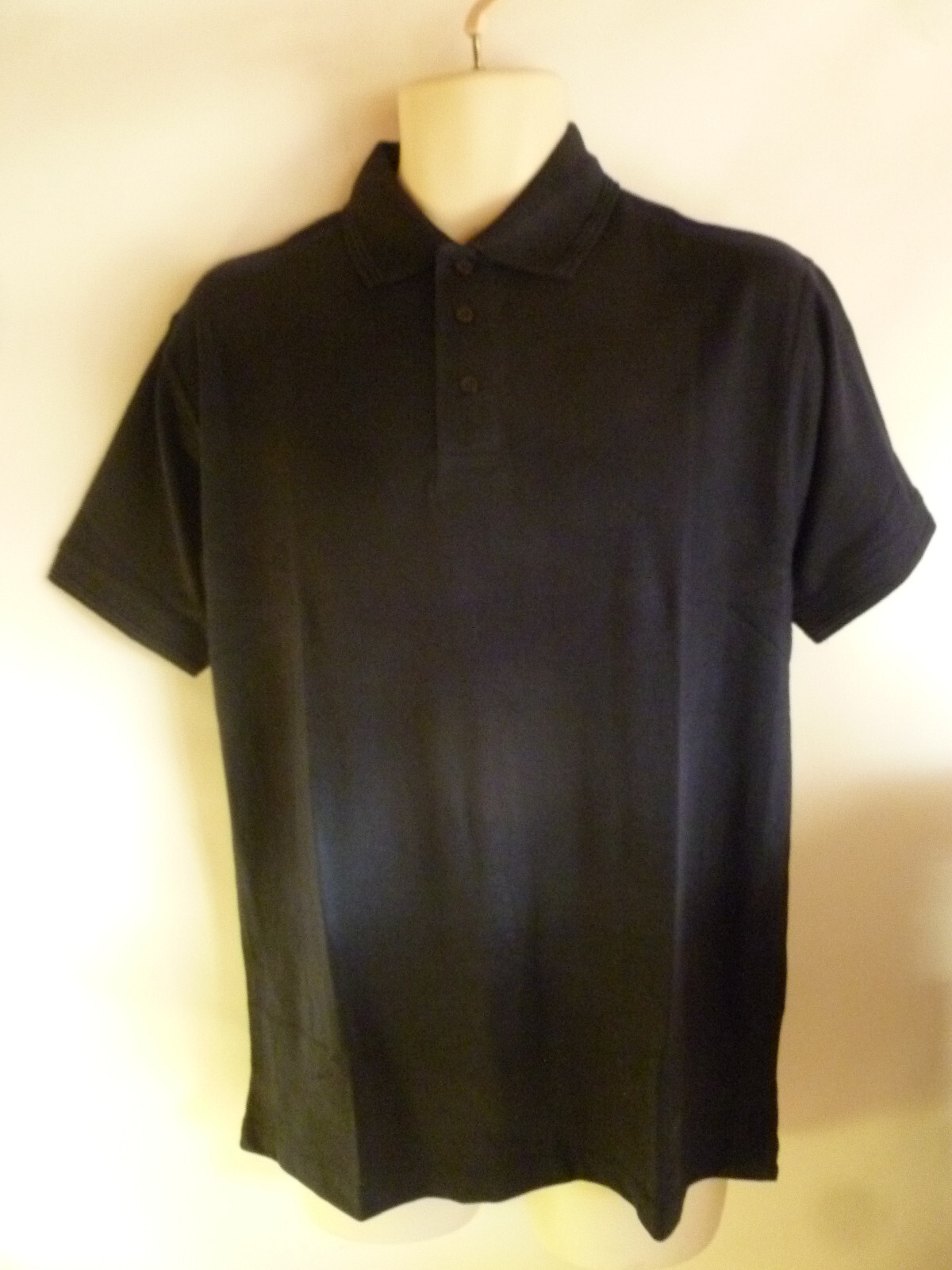 Warrior Navy Blue Polo Shirt Short Sleeve Medium New Top M-image