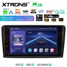 Android 14 Car Radio 8 inch 256GB AI Octa-core DTS HiFi DSP GPS for Audi A3 S3