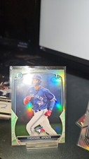 2023 Bowman #BCP-110 Yhoangel Aponte Chrome Prospects Lunar Glow Refractor
