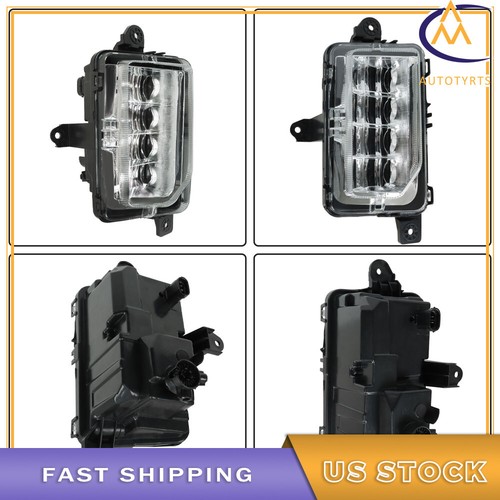 Lámpara antiniebla lateral derecha e izquierda LED con kits de cubierta negra para GMC Yukon XL 2021-2023 - Imagen 3 de 9