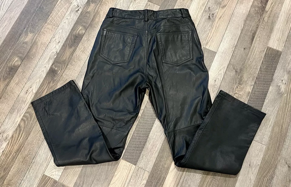 Pantalones Periscope PS-3983 100% Cuero Talla 13 Mujer’s Junior Motociclista Foto 3 de 4