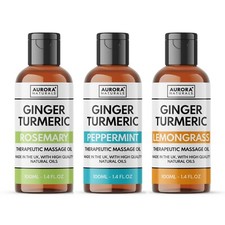 Turmeric & Ginger Massage Oil -  Natural Relief  100ml