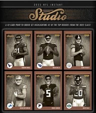 2022 Panini Instant DRAKE LONDON RC - NFL STUDIO - Rookie #’d 1/911 Falcons!