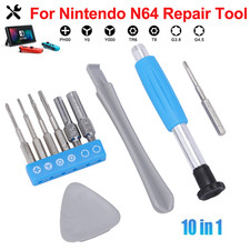 For Nintendo Switch SNES N64 NES10 in1 Screwdriver Security Repair Tool Kit