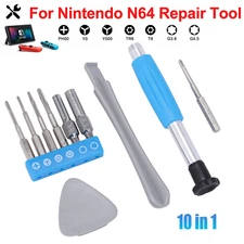 For Nintendo Switch SNES N64 NES10 in1 Screwdriver Security Repair Tool Kit