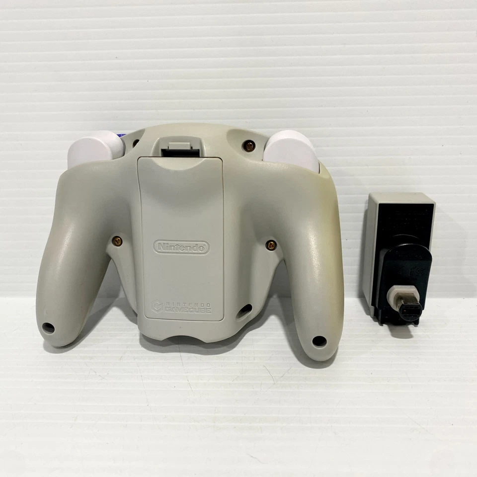 Nintendo GameCube WaveBird Wireless Controller with Receiver - Gray - Tested - Image 2 of 3