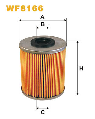 Fuel Filter fits VAUXHALL FRONTERA B 2.2D 98 to 04 Wix 5195516 5818508 90542912