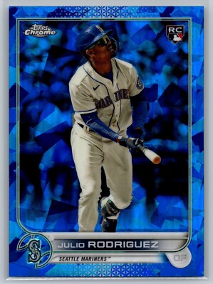 2022 Topps Chrome Sapphire Julio Rodriguez Rookie Mariners #US44 