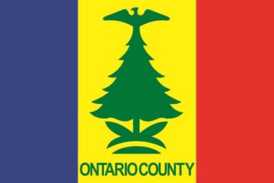 Aufkleber Ontario County (New York) Flagge 18 x 12 cm Autoaufkleber Sticker