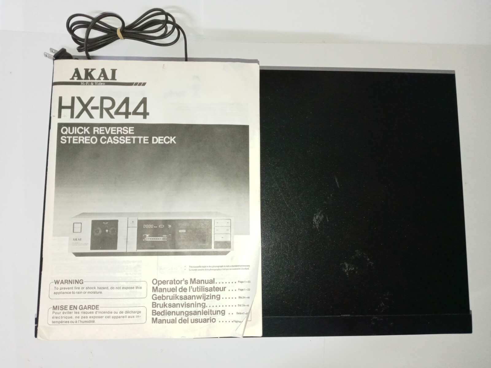 Vintage Akai HXR44 Stereo Cassette Deck eBay