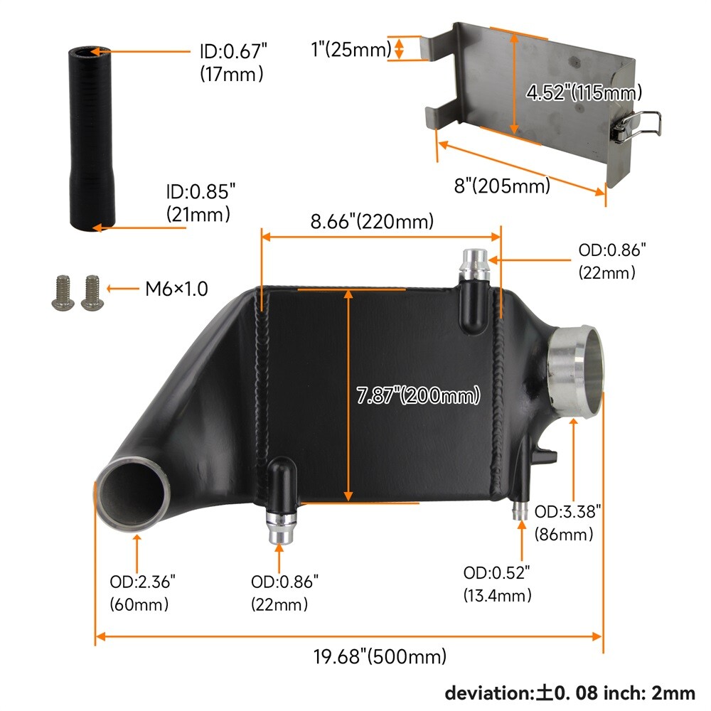 Performance Intercooler for Mercedes-Benz A-Class CLA GLA A45 AMG