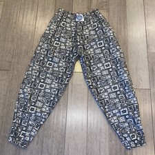 NEW Vtg 80s 90s International Baggy Z Pants Muscle parachute MC Hammer Men SMALL