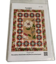 Serendipity Quilt pattern by castilleja cotton Twin 62” By 86”