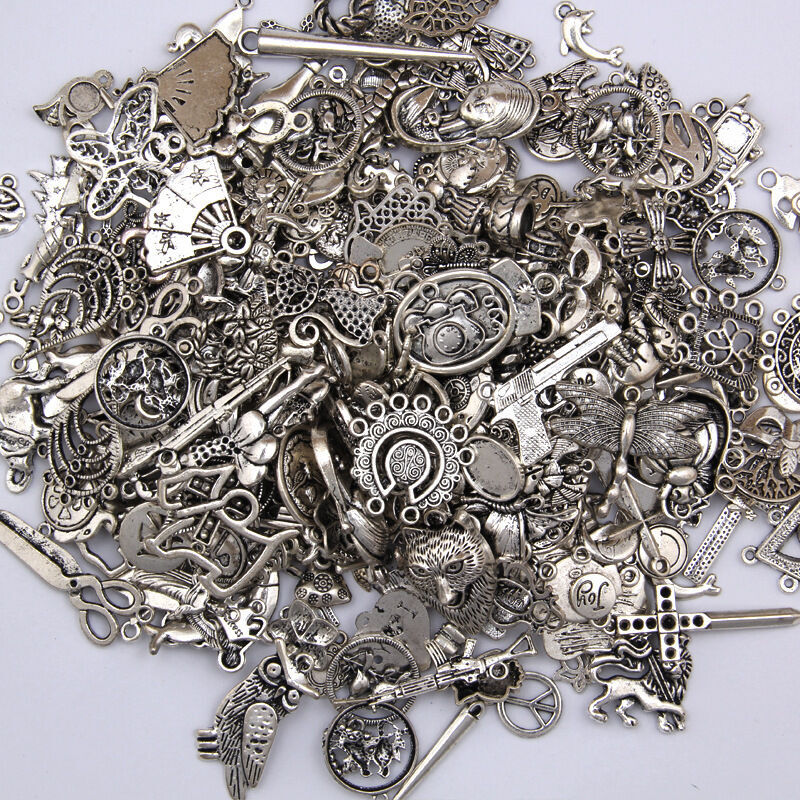 Alloy Jewelry Craft Findings Wholesale Antique Tibetan Silver Charms
