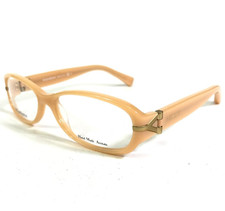 Monturas de gafas Yves Saint Laurent YSL6313 QR5 beige ovaladas borde completo 54-15-130