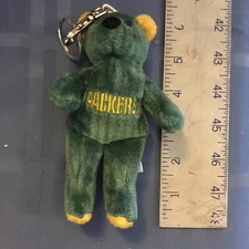 5 Inch  Keychain Sports Bear For The N F L Green Bay Packers New