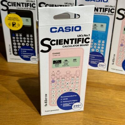 Casio Scientific Calculator Secondary School Pink Classwiz GCSE FX-83GT CW  UK