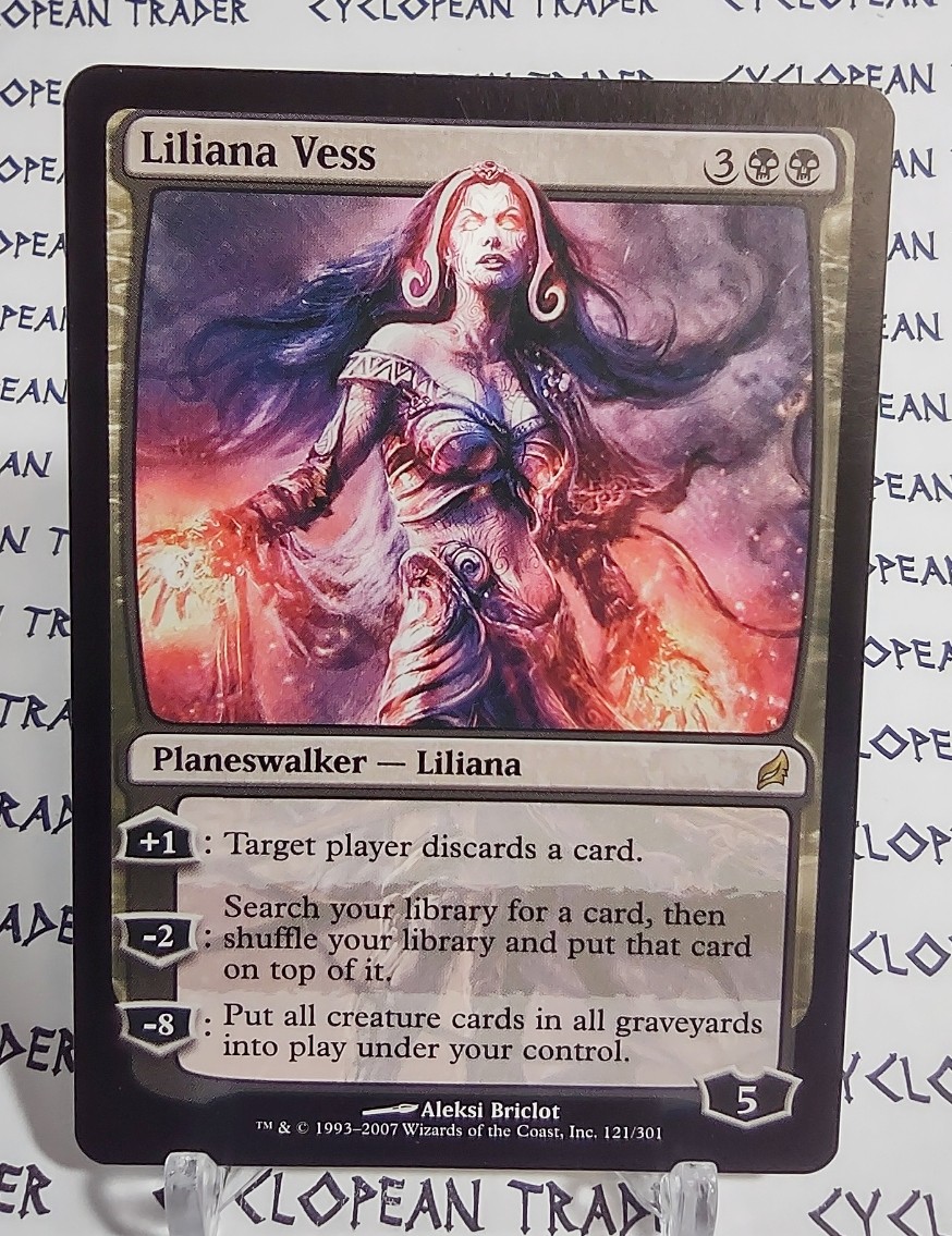 LILIANA VESS x1 mtg Light Water DAMAGED Lorwyn Eclipsed 1 Rare | eBay