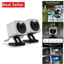 Enhanced 2-Way Audio & Night Vision Camera -  Weatherproof Security