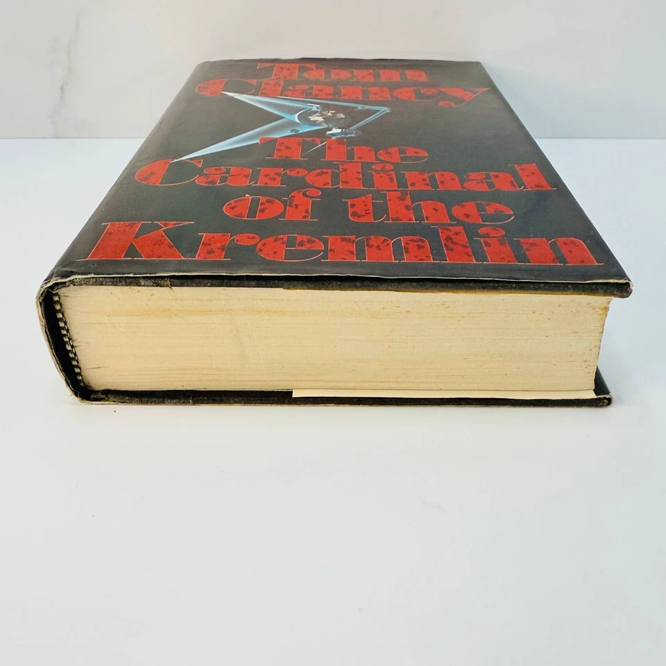 💠 THE CARDINAL OF THE KREMLIN by Tom Clancy – Bookplate Signed 1st/1st HC DJ Foto 3 de 4