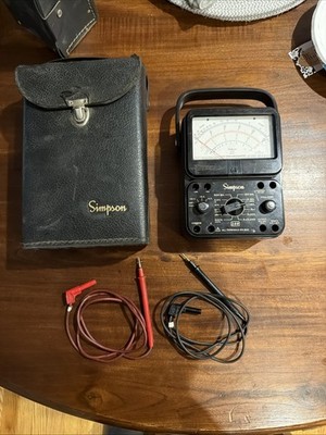 Simpson 260 Series 7 Analog Multimeter with Test Leads