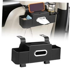 Multifunctional Car Back Seat Organizer, Cup Holders, Headrest Storage, High