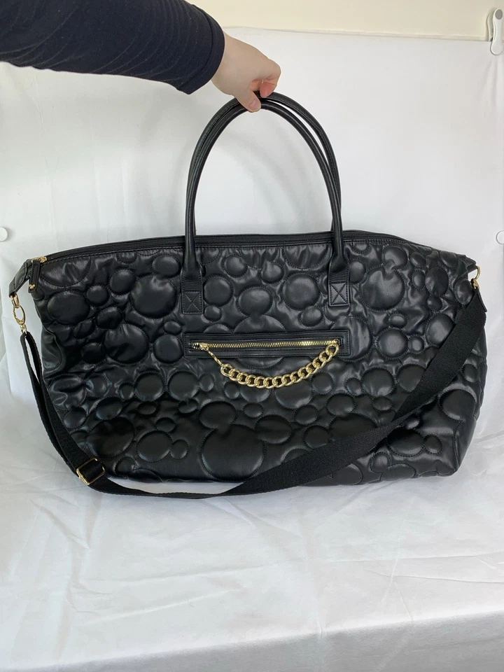 Bolso de fin de semana grande de viaje Disney Mickey Mouse acolchado de cuero sintético Foto 4 de 4