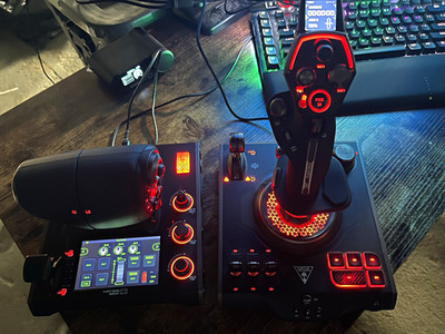Turtle Beach VelocityOne Flightdeck Illuminated Flight Stick PC Win 10/11