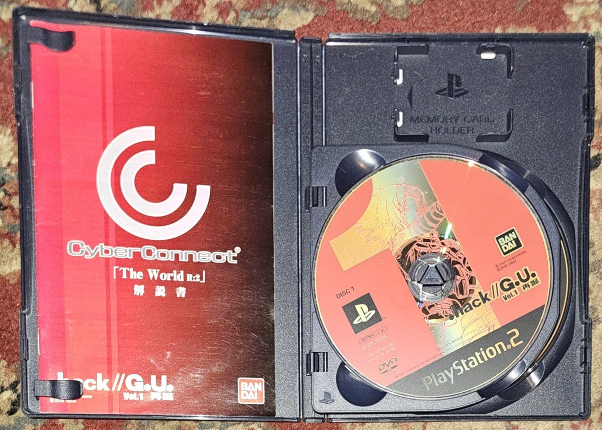 JP PS2 - .hack G.U. Vol 1 Vol 2 Vol 3 - REGION LOCKED - US SELLER JP PS2 - .hack G.U. Vol 1 Vol 2 Vol 3 - REGION LOCKED - US SELLER