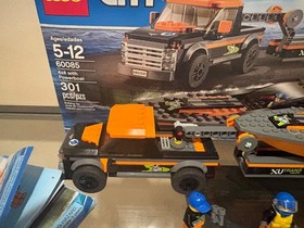 Lego City 4x4 With Power Boat 60085 Set - Retired