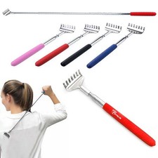 2 Pc Telescoping Back Scratcher Extendable Metal Massager Hand Grip 27  