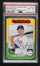 2016-17 Topps Transcendent Party 62/65 Kris Bryant #KB-1975 PSA 8 e0v
