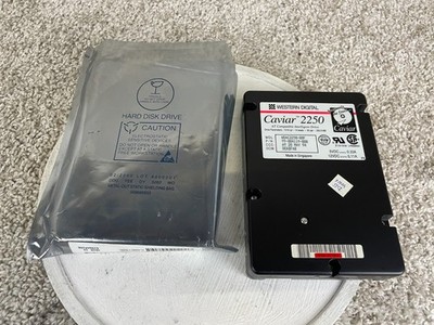 Vintage Western Digital Caviar 2250 Hard Disk AT Compatible Drive WDAC2250-00F