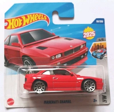 Hot Wheels 1:64 ©2025 #58 Maserati Shamal '95 rot "HW Metro" HYW21 Neu OVP - Bild 1 von 4
