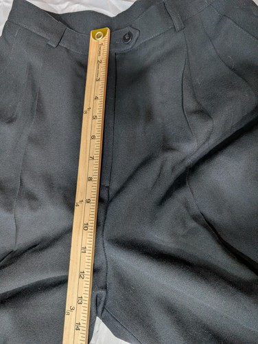 NWT Lauren Ralph Lauren Pants Sz 10P Black Wool Dress Slacks Pleated USA Petite - Picture 11 of 11