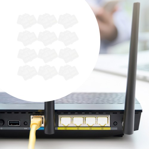 50 Pcs Router -Schnittstelle Staubstopfen Hafenschutz Laptop-Staubschutz - Photo 9 sur 12