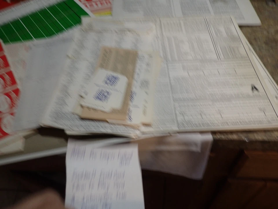 APBA Football Board Game Pro League XF82 not complete - vintage - Image 2 of 4