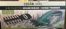 Cedar Trail 2-in-1 Electric Grass & Hedge Trimmer 1000 RPM/5 Hrs Lightweight