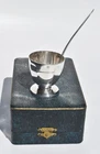 c1904 Cased French 950 Silver Egg Cup & Spoon Set Unmonogrammed
