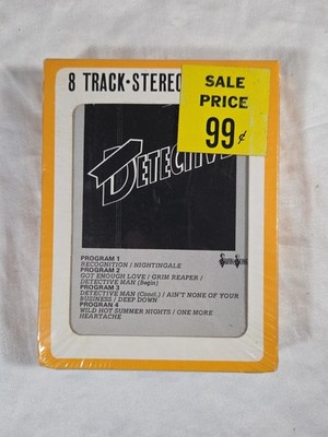 NEW SEALED Detective - Self Titled  8-Track  Tape  SWAN SONG TP 8417