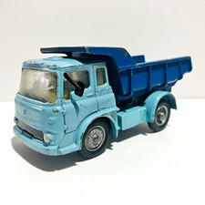 Vintage Corgi Toys Bedford Tipper Truck Blue Diecast Made in Great Britain