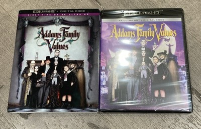 Addams Family Values (4K UHD Blu-ray, Digital) New w/ Slipcover