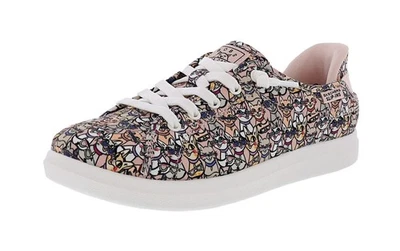 SKECHERS WOMEN'S SLIP-INS: BOBS D'VINE- KITTY COOL 114856/MLT WALKING SHOES