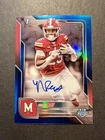 2025 Bowman Chrome University Football Blue Refractor Nolan Ray #BCA-NR