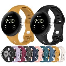 For Google Pixel Watch 2 1 Band Replacement Strap Soft Silicone Sport Watch Band