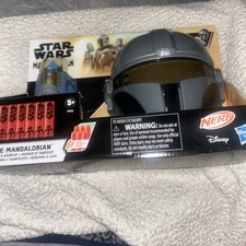NERF Star Wars The Mandalorian Mask Gauntlet, Star Wars NERF Blaster Mask