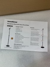 InnoGear Mic Stand Microphone Stand Floor Detachable Boom Mic Arm Stands with...